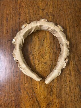 Violet & Brooks Headband Crystal Knotted Crown NWOT